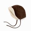 Multicolor Ear-flap Lenin Cap Suede Earflap Protection Fleece-lined Basin Hat Windproof Cold Protection Beanie Cap