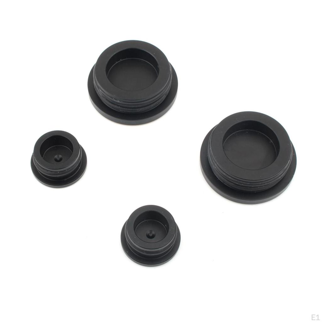 4 Stück Motorradrahmen-Lochabdeckungen Abdeckstopfen für 400 800 1100
