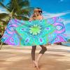 Vintage Colorful Patterns Beach Towel Quick-drying Super Absorbent Suitable for Beach Vacation Pool Yoga Summer Gift for Friends