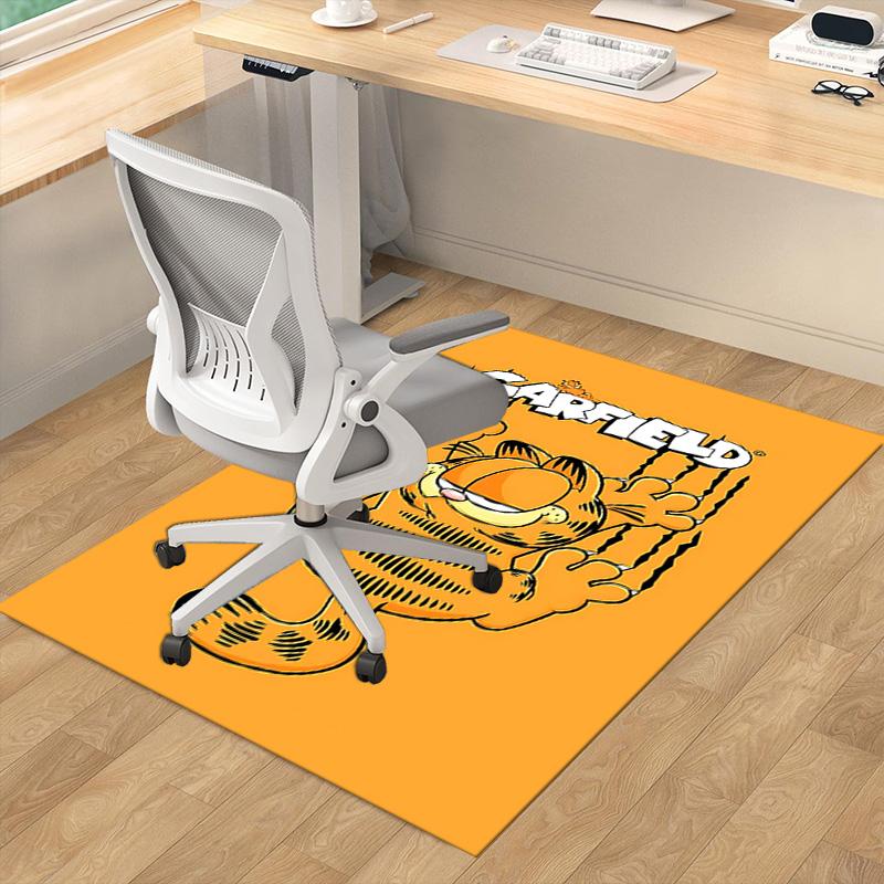 Garfield'S Playful Pose Carpet For Playroom Bedroom Living Room Sofa Home Decorkids Game Area Rug Nonslip Floor Mat