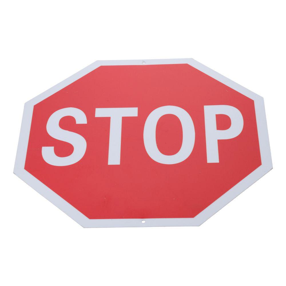 12" X 12"/30 X 30cm Stop Sign Octagon Outdoor Road Sign Traffic Warning Signs  Street Traffic