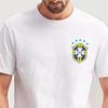 Brazilský národní tým CBF Tréninkové Fotbalové Fanouškovský Dárek Unisex Tričko s logem