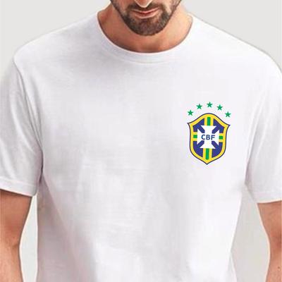 Brasilien Nationalmannschaft CBF Trainings Fußball Fan Geschenk Unisex Logo T-Shirt