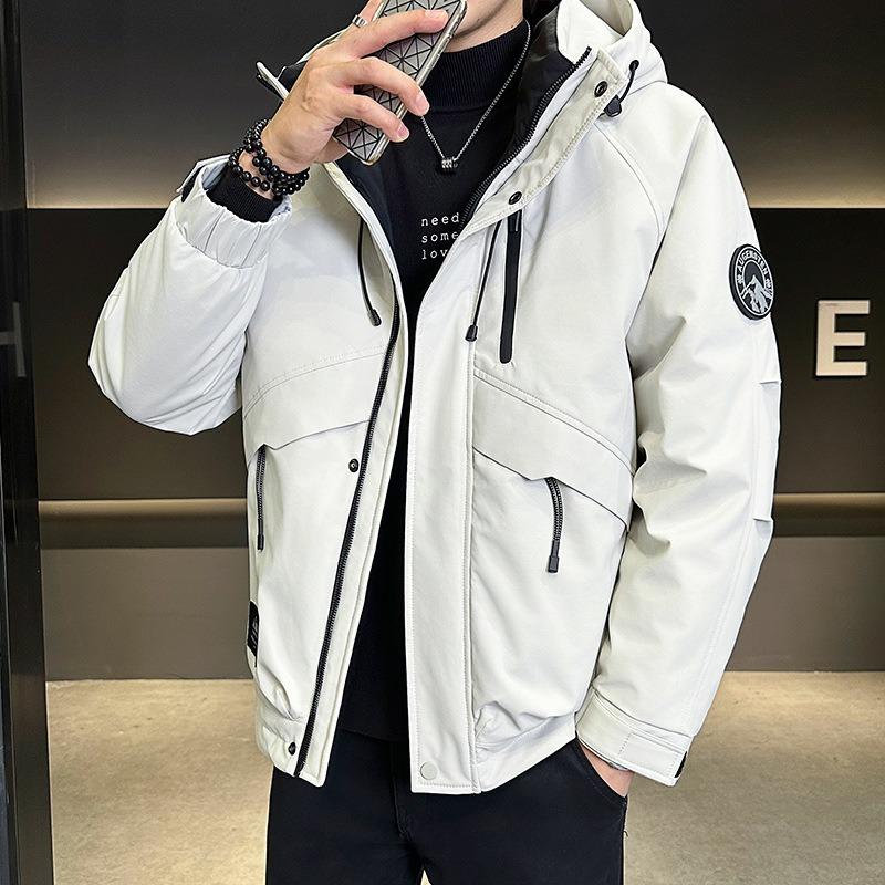 Tooling high-quality leisure outdoor sports charge jacket trendy brand warm down jacket men's clothing