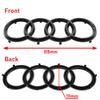 Audi Q7 Embelm Quarrto Sline  Car Front Hood Grill Emblem Rear Trunk Badge Q7 2016-2023