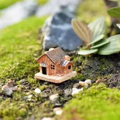 Hot Simple Creative Mini Doll House Crafts Home Dining Table Small Crafts Garden Ornaments Micro Landscape Miniature Resin