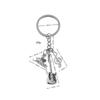 PYNASA 3-Tone Guitar and Musical Note Keychains for Women and Men, Cute Inspirational I Love Music & Guitar Charm Keychain Accessories Gift for Car