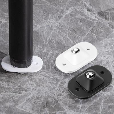 4 pezzi ruote girevoli autoadesive mini in acciaio inox universale 360 gradi puleggia di rotazione per mobili in movimento