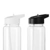 Clear BPA Free With Flip Straw Drinking Canteen Leakproof  Bottles Sports Water Bottle Sport Cup