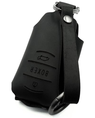 

[NONINA] Чехол для ключа из натуральной кожи, сделанный в Японии для Subaru Crosstrek Forester Levorg Impreza, кожаный чехол для ключа (Тип A, тип оболочки 3, кнопка, черная