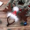 Holiday Pet Headband Pet Christmas Antlers Headband 8Pcs for Costume
