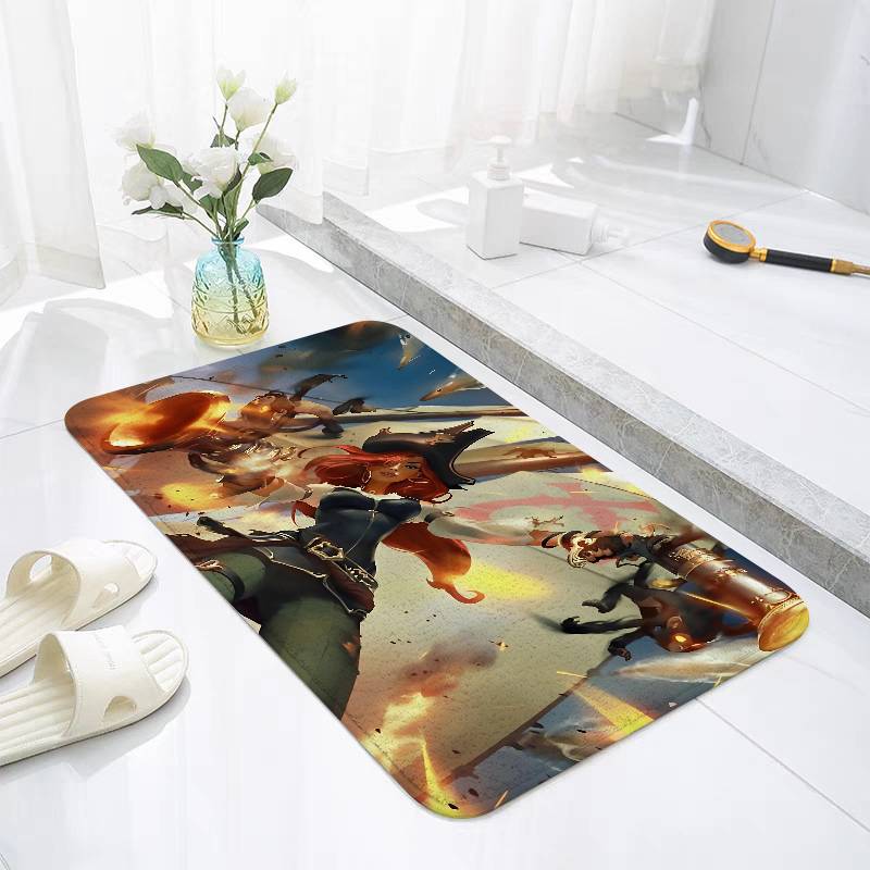 K-Katarina L-League-Of L-Legends-Floor Mat For Living Room Cushions Modern Soft Fluffy Home Rug For Bedroom Play Carpet