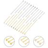 50-100pcs Stainless Steel Flat Head Pins Gold Silver Plated Ball Head Pins Eye Needle For Jewelry Making DIY Earring Accessories