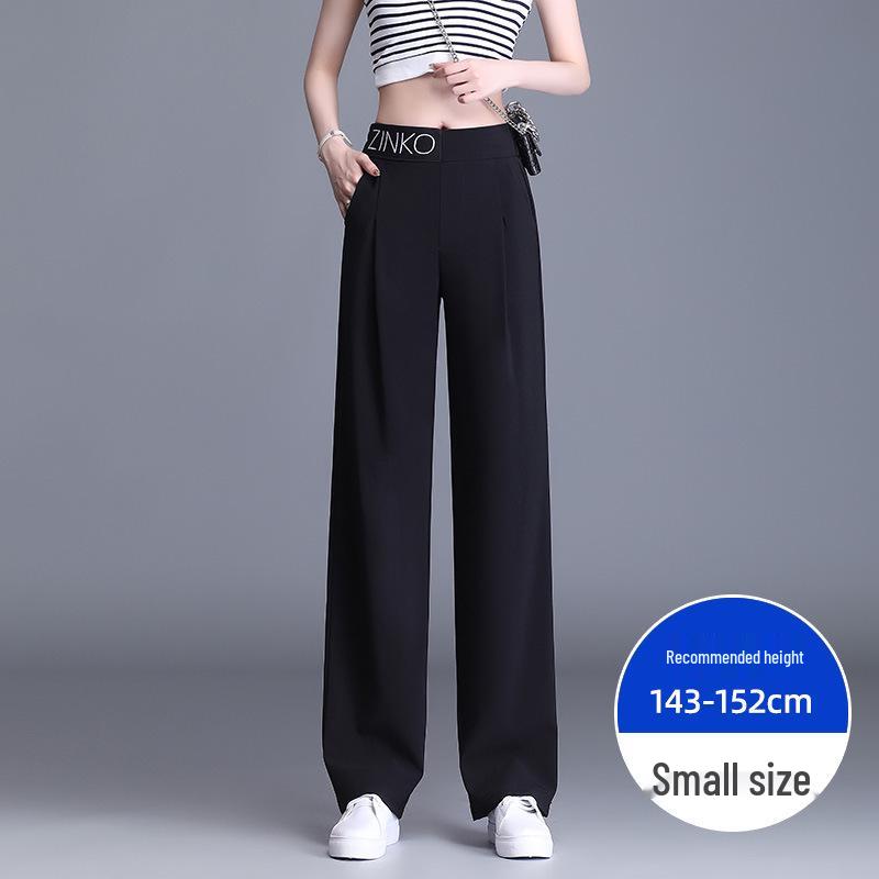 

Женские летние брюки палаццо Yamamoto из ледяного шелка 2024 4XL чёрный