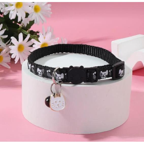 1PCS Pet collar anti suffocation adjustable safety buckle cat and dog decoration pendant neck ring 2