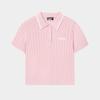 FILA Women's Knitted Short Sleeve Polo Shirt