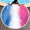 Watercolor Dots Round Beach Towel Abstract Geometric Shawl Beach Blanket Large Lightweight Quick Dry Absorbent Soft Pool Towel