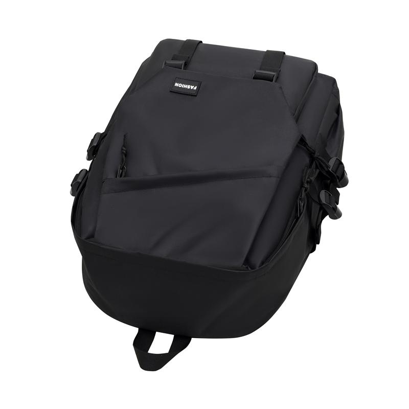 Men's Backpack Large Capacity Travel Leisure Solid Color Computer Backpack Fashion Men and Women Students Schoolbag