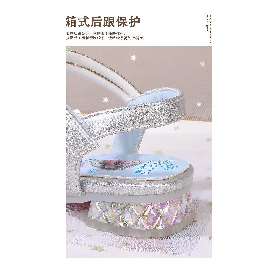 Summer new style sandals for school girls Aisha Crystal Shoes High Heels Fashion Children's Princess Shoes
