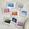 Translucent Landscape Film Bookmark Aesthetic Book Page Reading Accessories Diy Decorative Card Pendant Keychain