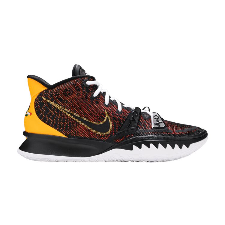 Nike Kyrie 7 Roswell Rayguns Unisex Sneakers Black University-Gold Team-Orange CQ9326-003