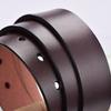 Womens Genuine Leather Belt With Pin Buckle Slim Width Business Casual Waistband Office Everyday Wear