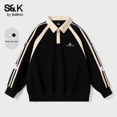 Baleno Men's S&K Series Polo Collar Heavyweight Hoodie
