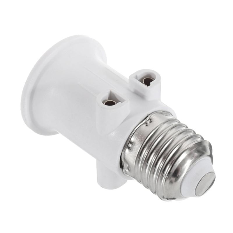 AC100-240V 4A E27 ABS EU LED Bulb Adapter Lamp Holder Base Plug Connector Accessories Screw Light Socket Conversion