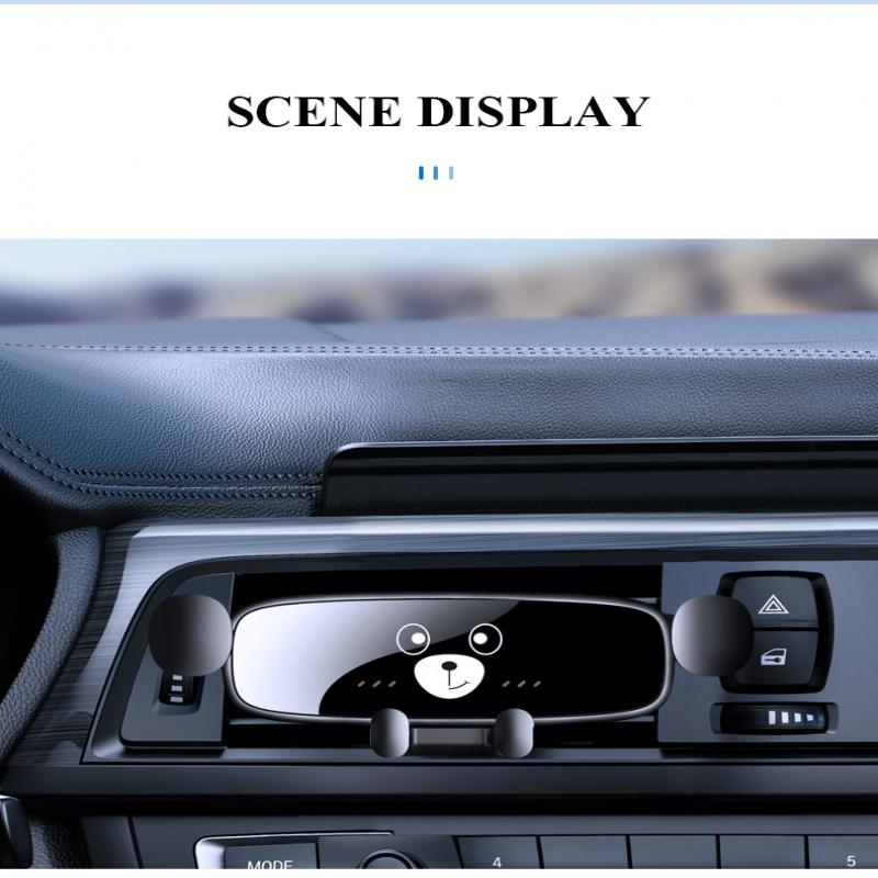 Mini Držák na telefon do auta Stojan na mobilní telefon Stojan na telefon do auta Pro iPhone 15 Xiaomi Samsung do auta Montáž do mřížky ventilace