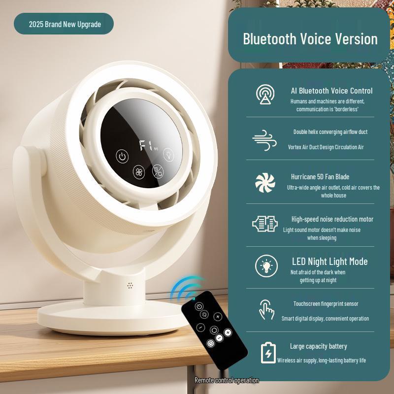Smart Bluetooth Air Circulation Fan for Home & Office