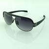 New Men's Large Frame Polarized Aviator Sunglasses with UV Protection - European & American Fashion Metal Design (8985 Series)