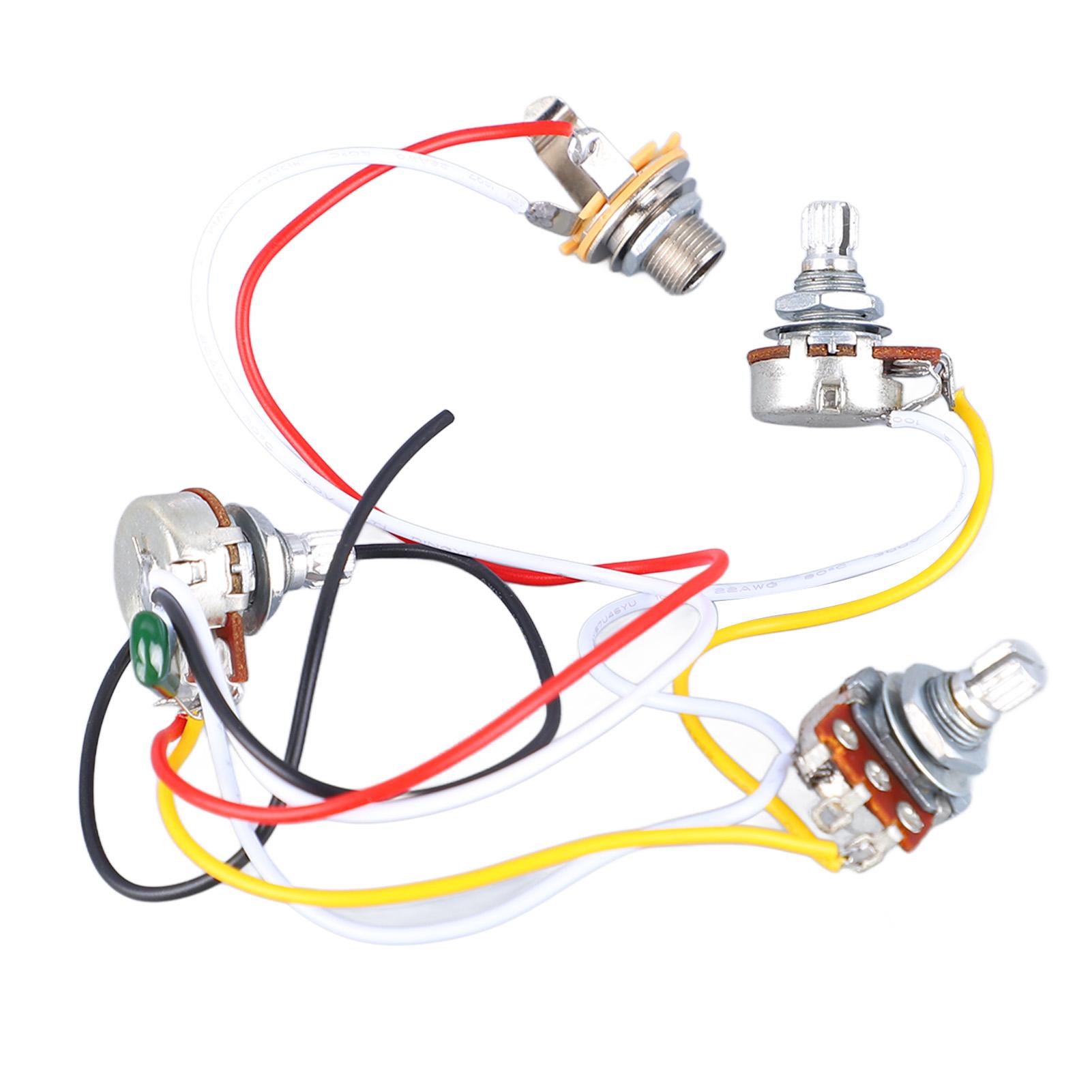 

Жгут проводов потенциометра баса 500K регулятор тона и громкости аксессуар для инструмента