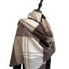 Classic British style plaid scarf women's winter Korean version versatile thickened and enlarged shawl dual-purpose student couple style circumference