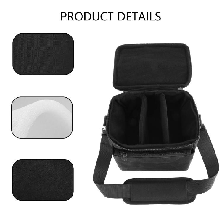 Multi Purpose Camera Storage Box Shoulder bag for Digital SLR Cameras Plush Compartments and Front Pocket Design