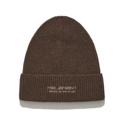 Gorro de lana HELEMENT Basic G1 (MARRÓN)