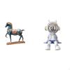 Standing Horse Astronaut Figurine Sculpture for Desk Living Room Bookcase Bookshelf Entrance Home