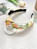 Elegant Embroidery Flower Hairband For Women Sweet Headband Butterfly Print Knotted Fashion Vintage Ethnic Style Hair Accessory Quality