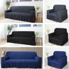 High Elastic Bubble Grid Sofa Cover 1/2/3/4 with Skirt Hem Universal Stretch Couch Protector for Home Living Room Pet Anti Dirt