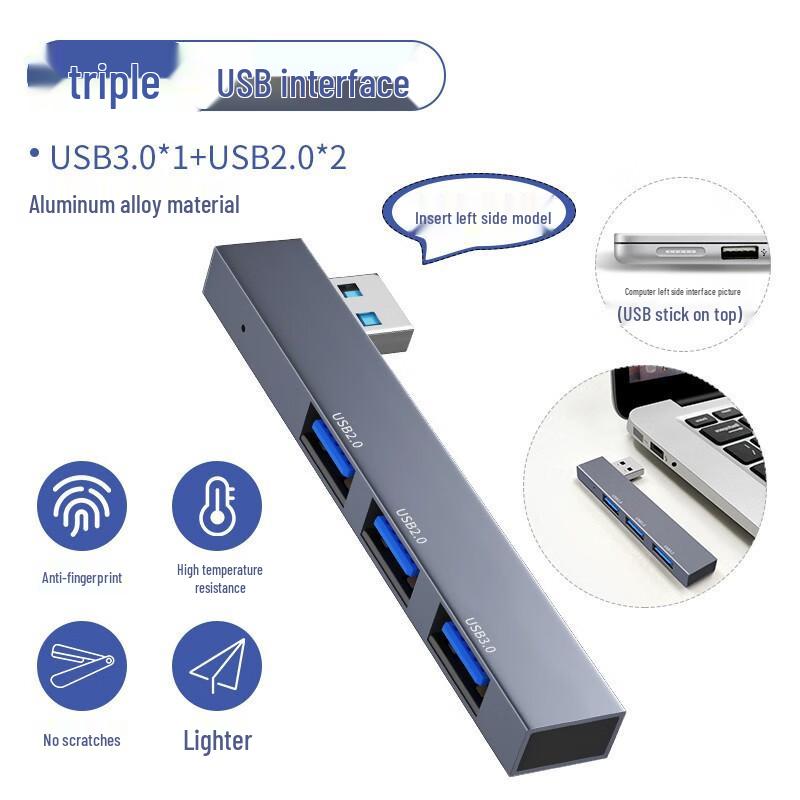 Universal USB-C Wireless Direct Plug-In Hub and Converter with USB 3.0