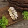 New enamel color square geometric elastic bracelet women's fashion simple color quadrilateral bracelet