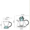 Creative Glass Teapot Tea Cup High Borosilicate Glass High Temperature Glass Tea Set Tea Water Separation Kettle