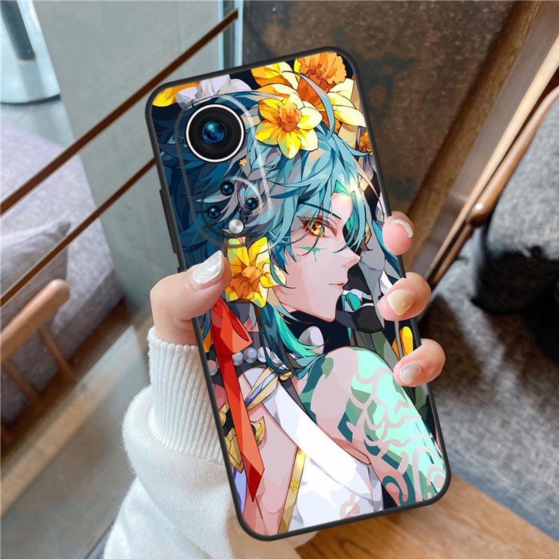 

Чехол Genshin Impact Raiden Shogun Baal для Honor 50 Lite для Huawei P40 Lite P20 P30 Pro Nova 9 5T P Smart 2019 2021 Honor 10i or 20i