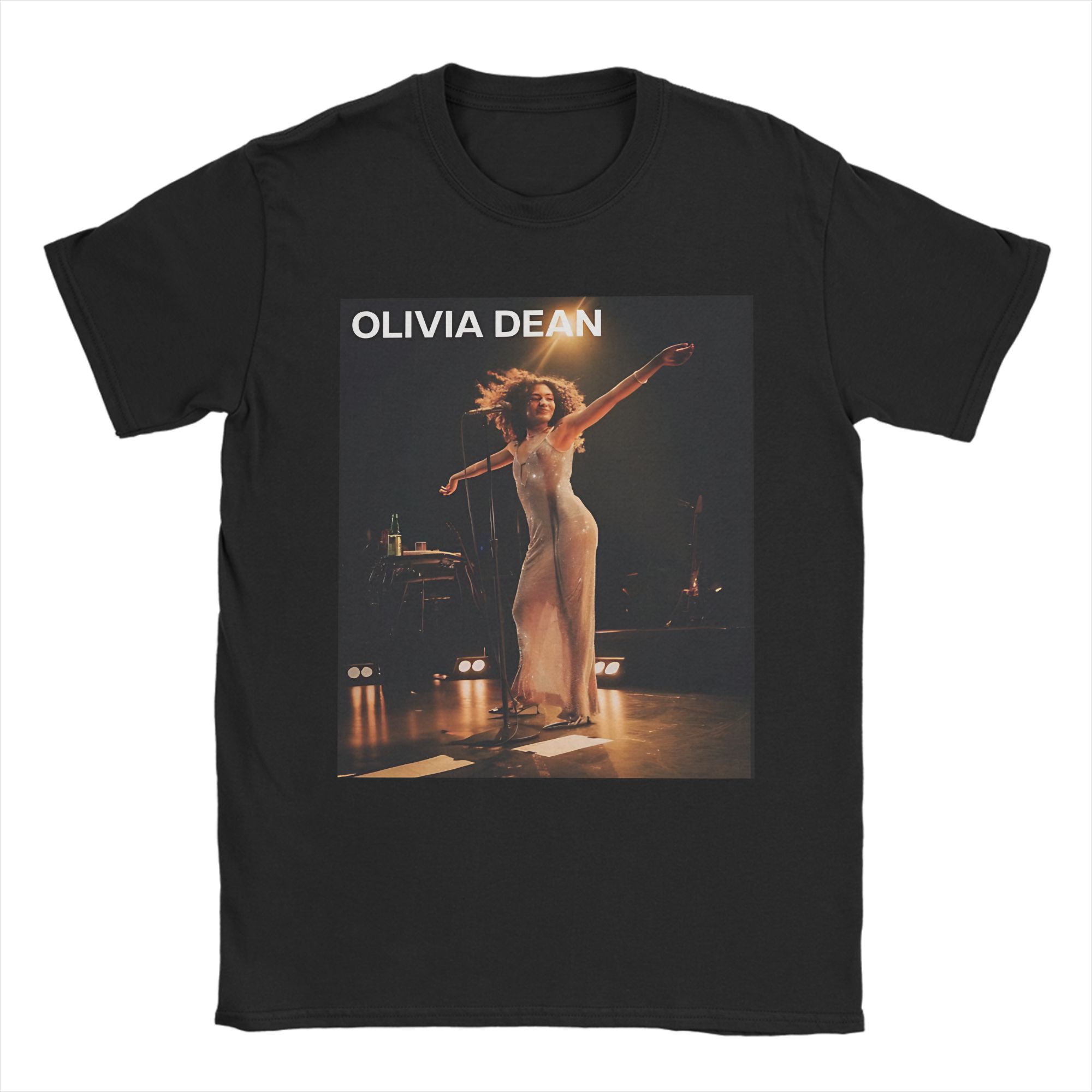 

Men Women Singer Olivia Dean T Shirt Pure Cotton Graphic T-Shirt Clothing Outfits M