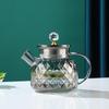Jingxin Glass Tea Infuser Pot with Diamond Lid