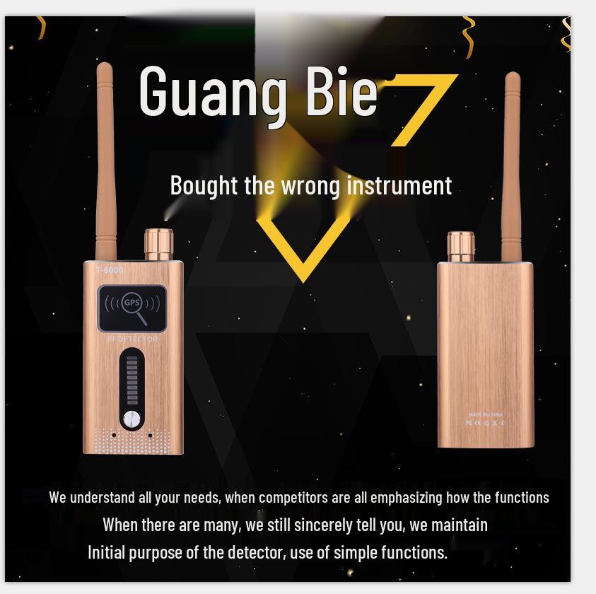 T6000 Anti-Paparazzi & Anti-Eavesdropping Wireless Signal and Magnetic GPS Detector No чёрный/золотой