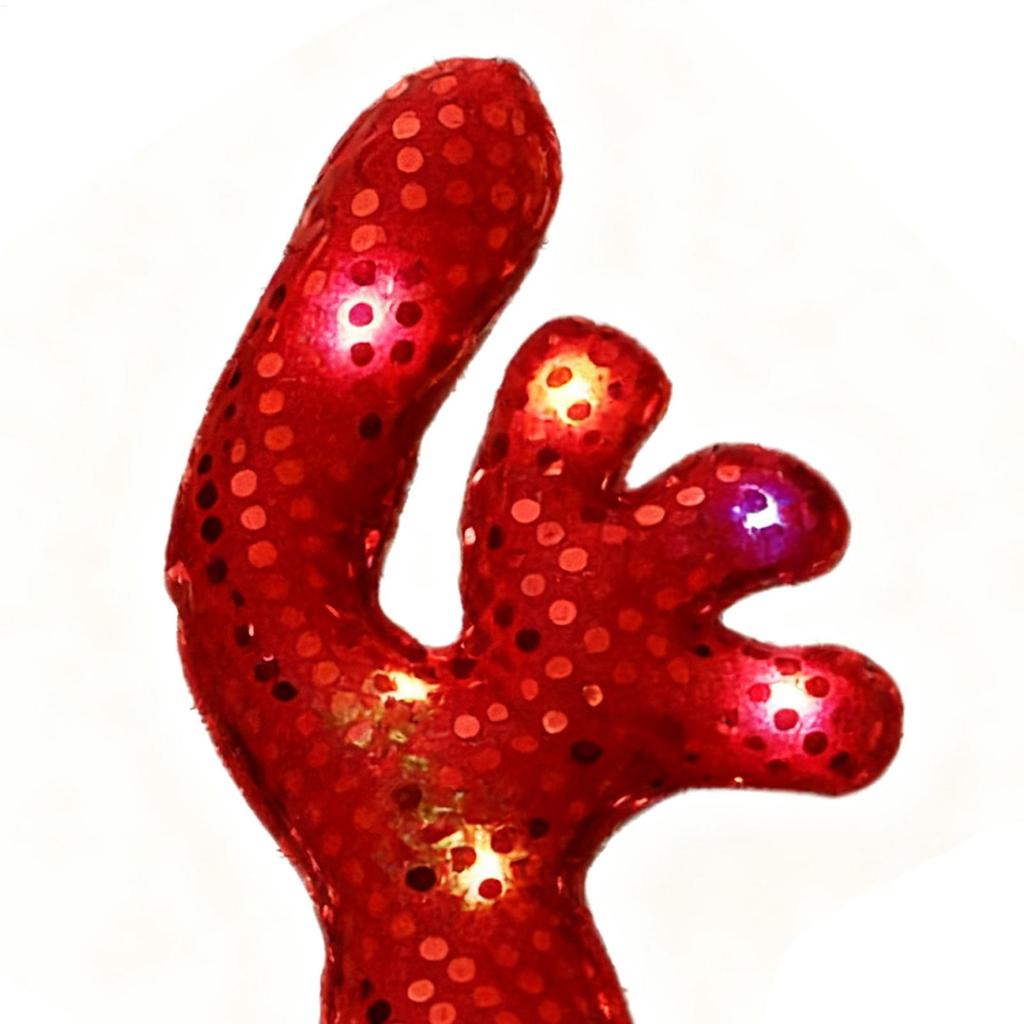 Car Christmas Decorations Christmas Cute Waterproof With LED Light Vehicle Exterior Deer Costume Accessories For Winter Holiday