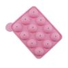 Molde de Silicona para Cake Pops de 12 Agujeros Molde de Corte con Forma de Bola Molde para Caramelo Chocolate Cake Lollipop Herramienta Accesorios de Bandeja de Hielo para Hornear en Cocina