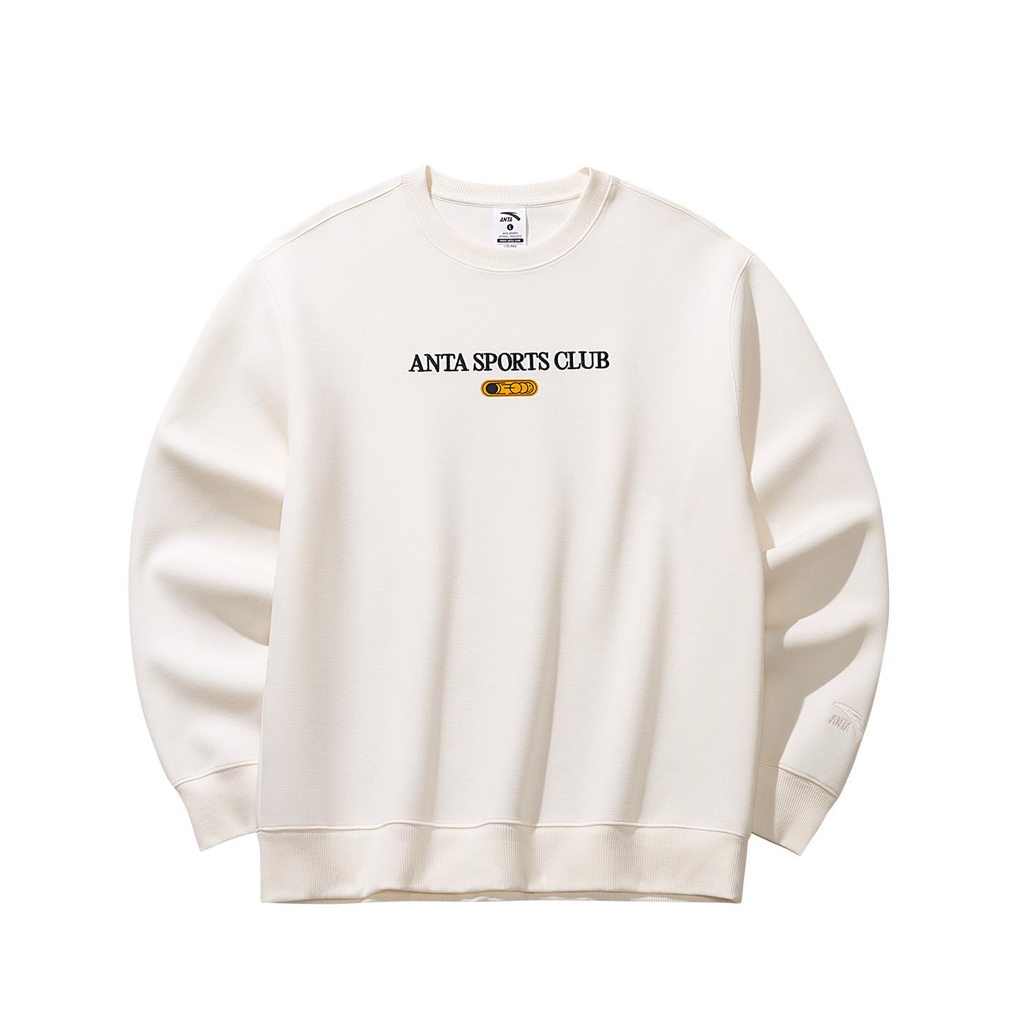 Anta Pullover Sweatshirt Men s Warm Jade White 152618734-1 175/L