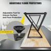 Z Shape Metal Table Legs Dining Table Legs 28"x18" Desk Legs Set of 2