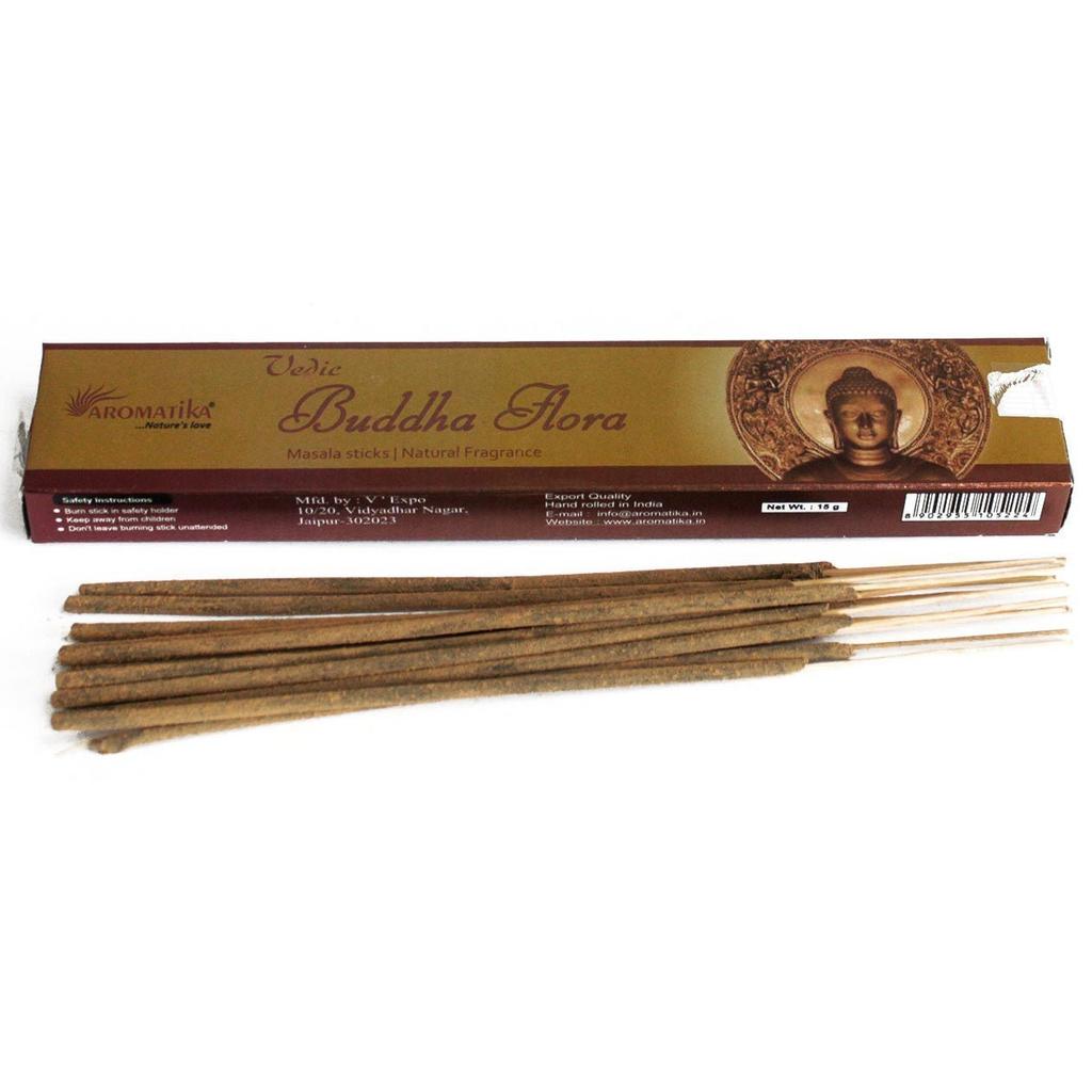 Incense Sticks Vedic Masala Buddha Flora, 12 Sticks